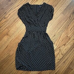 Vintage Style Black Polka Dot Dress